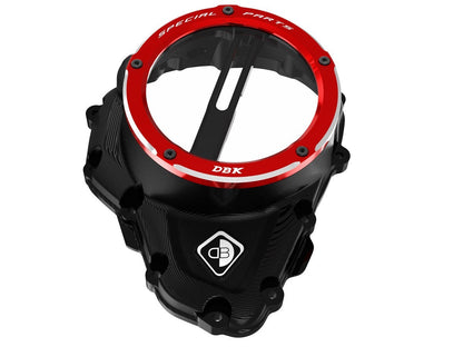 DBK DUCABIKE CCDV16 Triumph Clear Clutch Cover Oil Bath "3D EVO LED" – Accessories in the Motoraider Motorcycle Aftermarket Accessories and Parts Online Shop