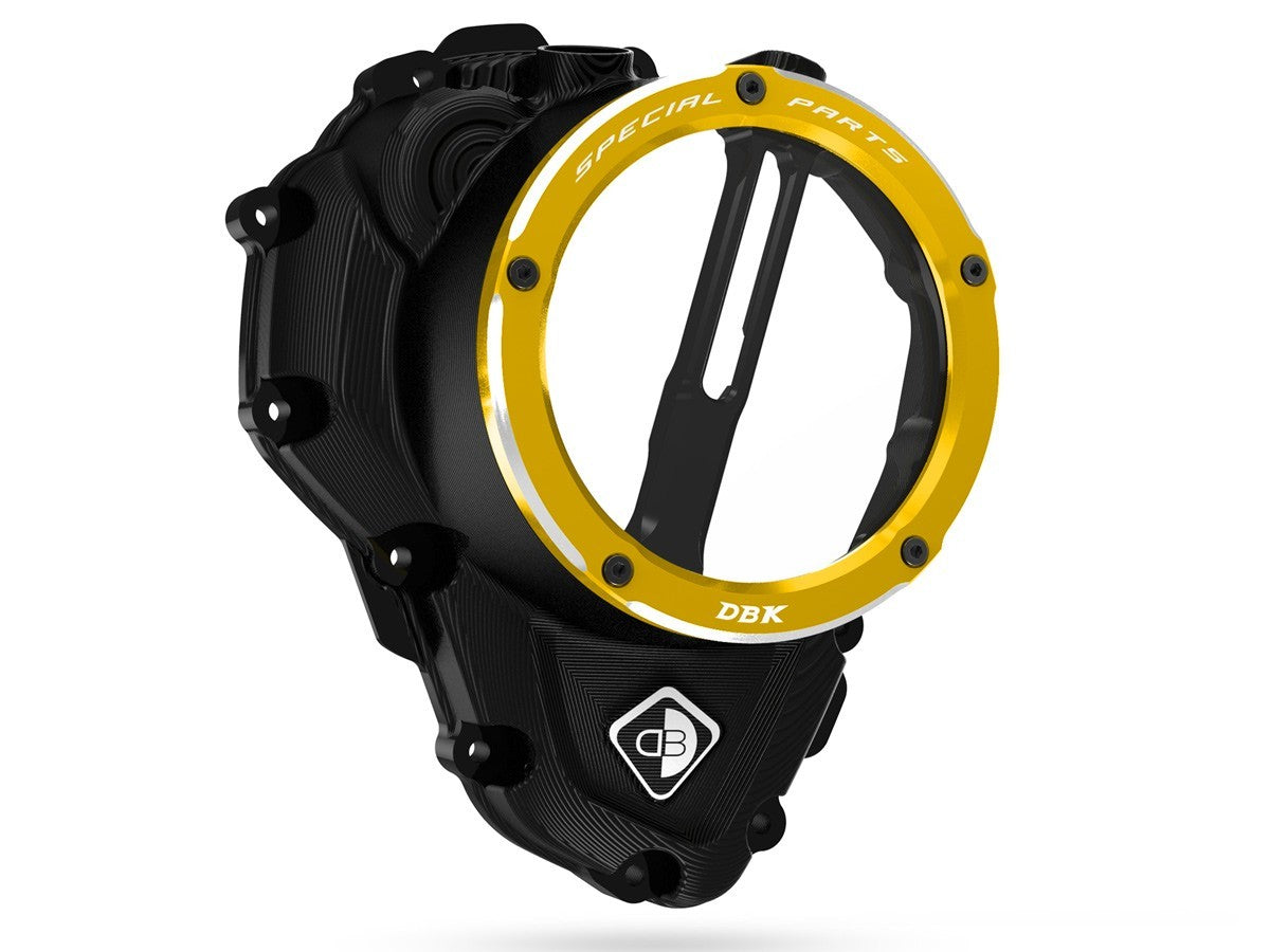 DBK DUCABIKE CCDV16 Triumph Clear Clutch Cover Oil Bath "3D EVO LED" – Accessories in the Motoraider Motorcycle Aftermarket Accessories and Parts Online Shop