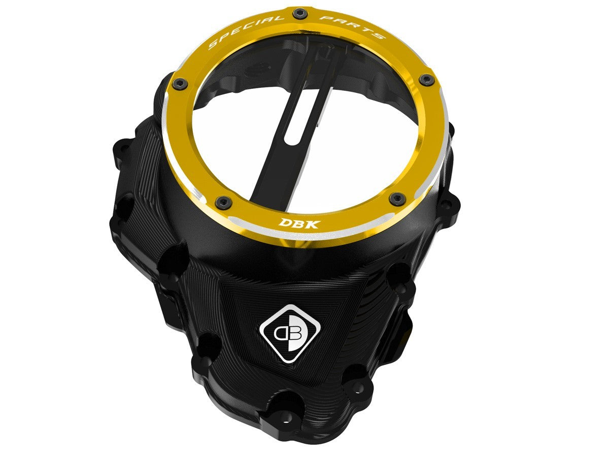 DBK DUCABIKE CCDV16 Triumph Clear Clutch Cover Oil Bath "3D EVO LED" – Accessories in the Motoraider Motorcycle Aftermarket Accessories and Parts Online Shop