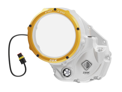 DBK DUCABIKE CCDVL04 Ducati Clear Clutch Cover "Evo LED" – Accessories in the Motoraider Motorcycle Aftermarket Accessories and Parts Online Shop