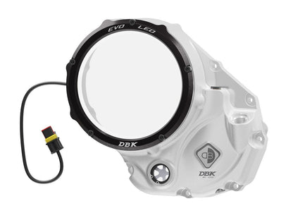 DBK DUCABIKE CCDVL05 Ducati Clear Clutch Cover "Evo LED" – Accessories in the Motoraider Motorcycle Aftermarket Accessories and Parts Online Shop