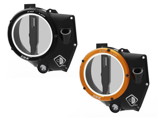 DBK DUCABIKE CCDVL14 KTM 990 Duke (2024+) Clear Clutch Cover "EVO LED" – Accessories in the Motoraider Motorcycle Aftermarket Accessories and Parts Online Shop