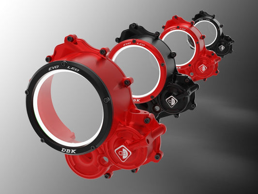 DBK DUCABIKE CCDVL15 Ducati Hypermotard 698 Mono (2024+ ) Clear Clutch Cover "3D Evo LED" – Accessories in the Motoraider Motorcycle Aftermarket Accessories and Parts Online Shop