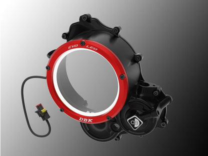 DBK DUCABIKE CCDVL15 Ducati Hypermotard 698 Mono (2024+ ) Clear Clutch Cover "3D Evo LED" – Accessories in the Motoraider Motorcycle Aftermarket Accessories and Parts Online Shop