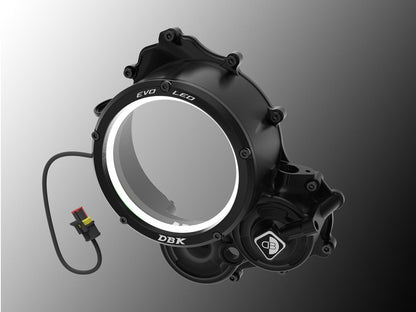 DBK DUCABIKE CCDVL15 Ducati Hypermotard 698 Mono (2024+ ) Clear Clutch Cover "3D Evo LED" – Accessories in the Motoraider Motorcycle Aftermarket Accessories and Parts Online Shop
