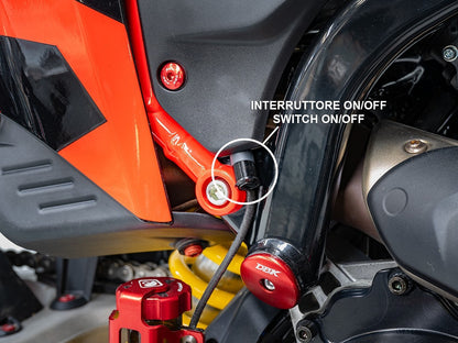 DBK DUCABIKE CCDVL15 Ducati Hypermotard 698 Mono (2024+ ) Clear Clutch Cover "3D Evo LED" – Accessories in the Motoraider Motorcycle Aftermarket Accessories and Parts Online Shop