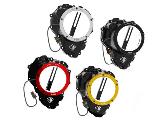DBK DUCABIKE CCDVL16 Triumph Clear Clutch Cover "3D EVO LED" – Accessories in the Motoraider Motorcycle Aftermarket Accessories and Parts Online Shop