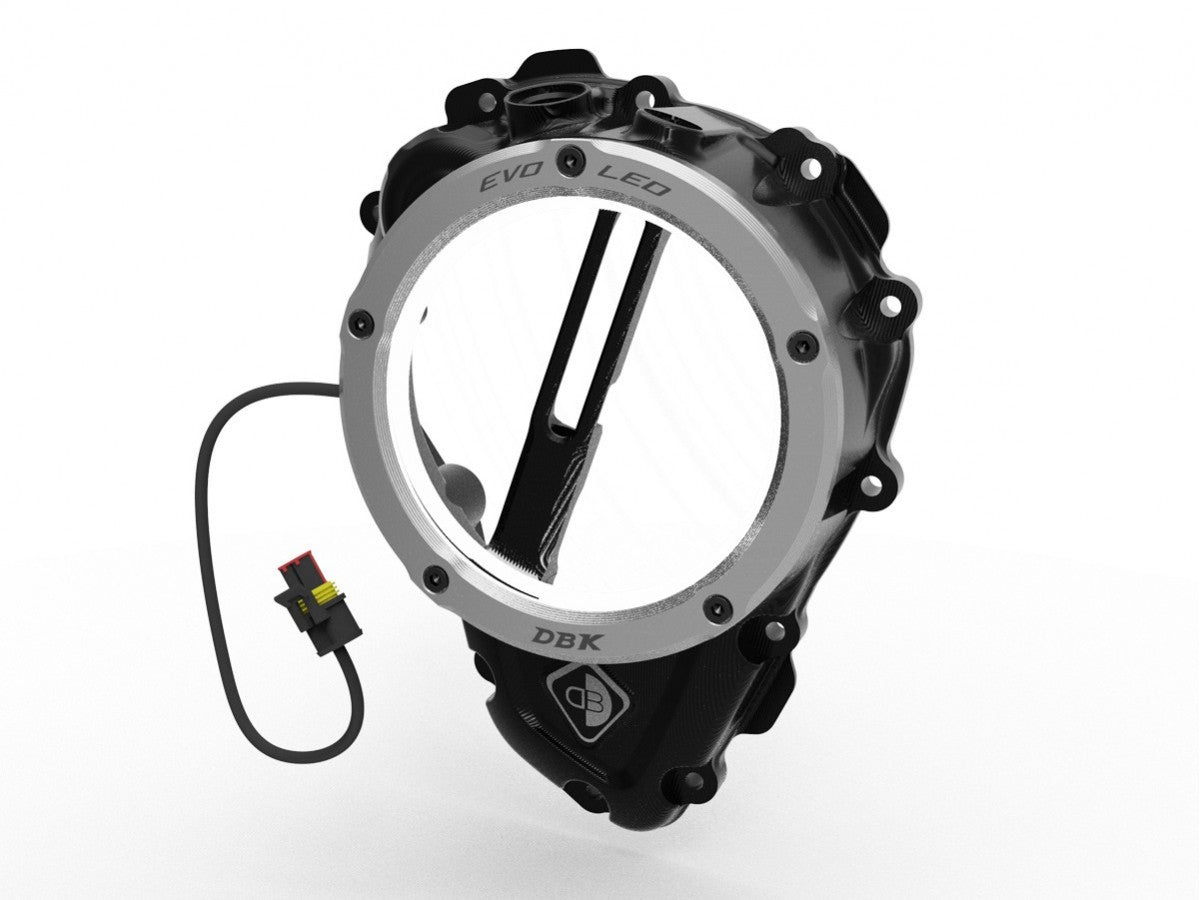 DBK DUCABIKE CCDVL16 Triumph Clear Clutch Cover "3D EVO LED" – Accessories in the Motoraider Motorcycle Aftermarket Accessories and Parts Online Shop