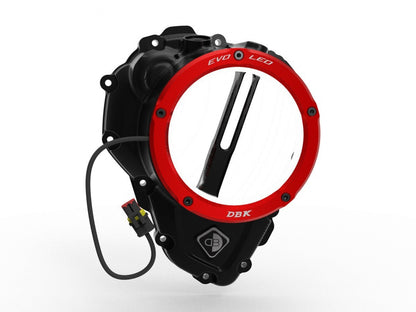 DBK DUCABIKE CCDVL16 Triumph Clear Clutch Cover "3D EVO LED" – Accessories in the Motoraider Motorcycle Aftermarket Accessories and Parts Online Shop