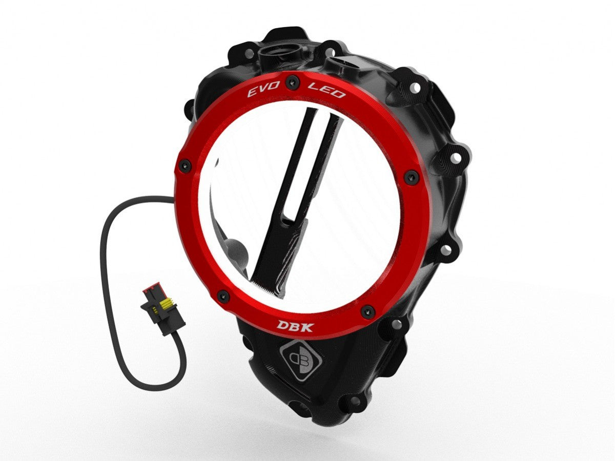 DBK DUCABIKE CCDVL16 Triumph Clear Clutch Cover "3D EVO LED" – Accessories in the Motoraider Motorcycle Aftermarket Accessories and Parts Online Shop
