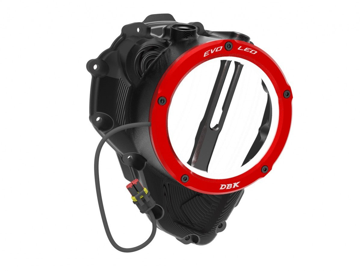 DBK DUCABIKE CCDVL16 Triumph Clear Clutch Cover "3D EVO LED" – Accessories in the Motoraider Motorcycle Aftermarket Accessories and Parts Online Shop