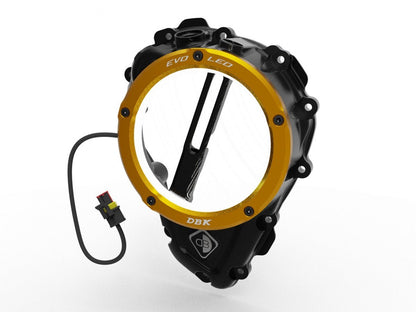 DBK DUCABIKE CCDVL16 Triumph Clear Clutch Cover "3D EVO LED" – Accessories in the Motoraider Motorcycle Aftermarket Accessories and Parts Online Shop