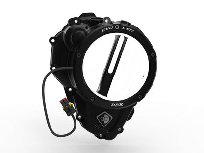 DBK DUCABIKE CCDVL16 Triumph Clear Clutch Cover "3D EVO LED" – Accessories in the Motoraider Motorcycle Aftermarket Accessories and Parts Online Shop