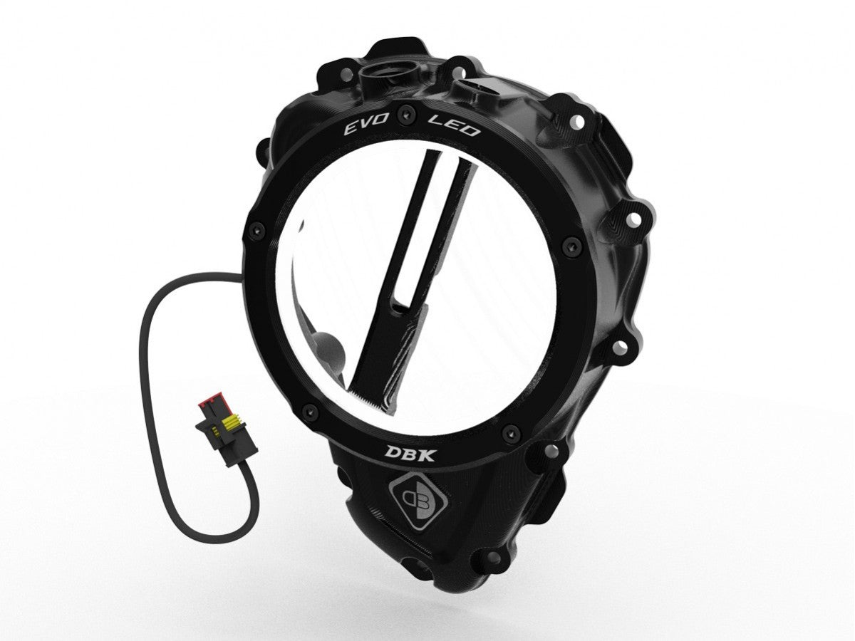 DBK DUCABIKE CCDVL16 Triumph Clear Clutch Cover "3D EVO LED" – Accessories in the Motoraider Motorcycle Aftermarket Accessories and Parts Online Shop