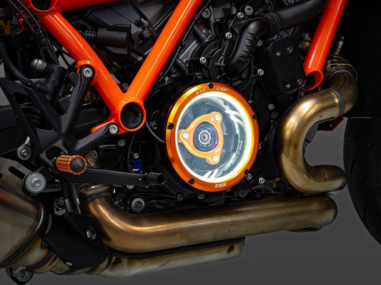 DBK DUCABIKE CCKTML01 KTM Super Duke (2016+) Clear Clutch Cover "Evo LED" – Accessories in the Motoraider Motorcycle Aftermarket Accessories and Parts Online Shop