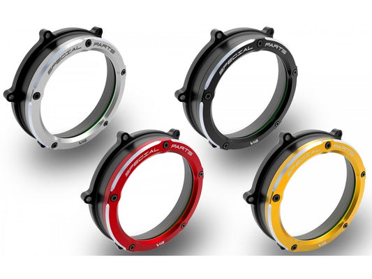 CCV401 - DUCABIKE Ducati V4 (2018+) Clear Clutch Cover – Accessories in the Motoraider Motorcycle Aftermarket Accessories and Parts Online Shop