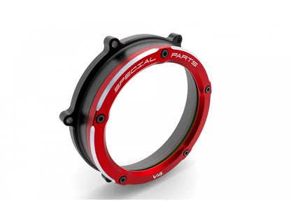 CCV401 - DUCABIKE Ducati V4 (2018+) Clear Clutch Cover – Accessories in the Motoraider Motorcycle Aftermarket Accessories and Parts Online Shop