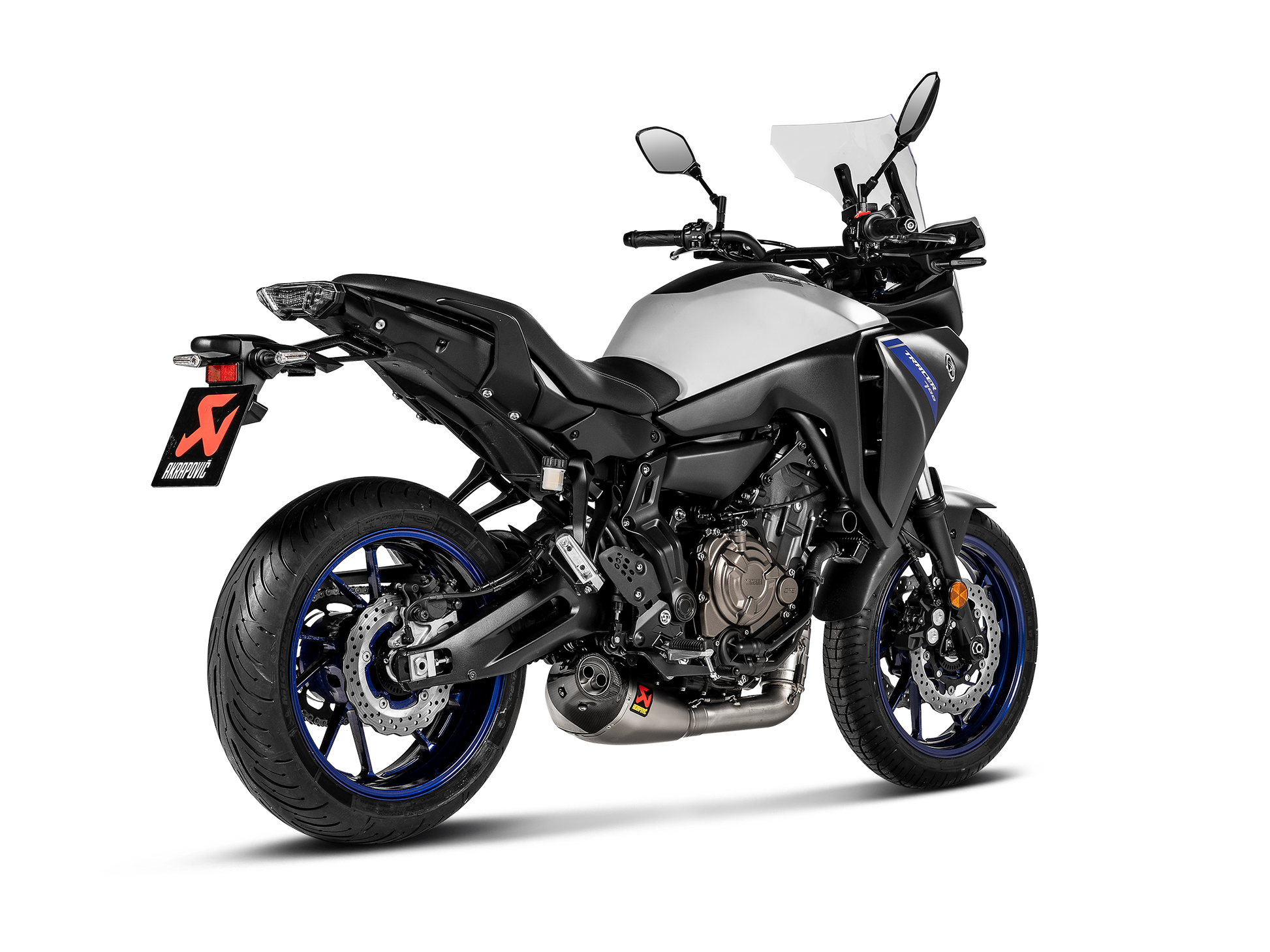AKRAPOVIC S-Y7R8-HEGEHT/1 Yamaha Tracer 7 / GT (2024+) Exhaust System "Racing Line" (titanium) – Accessories in the 2WheelsHero Motorcycle Aftermarket Accessories and Parts Online Shop