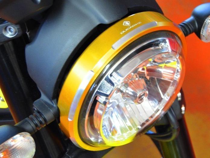 CFSCRA01 - DUCABIKE Ducati Scrambler Headlight Trim – Accessories in the Motoraider Motorcycle Aftermarket Accessories and Parts Online Shop