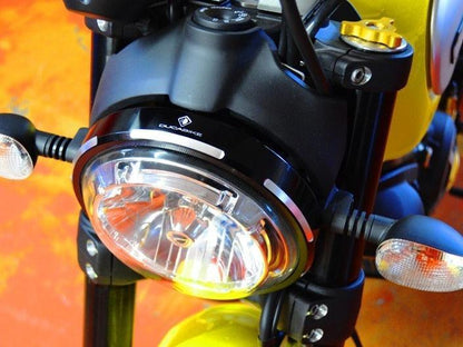 CFSCRA01 - DUCABIKE Ducati Scrambler Headlight Trim – Accessories in the Motoraider Motorcycle Aftermarket Accessories and Parts Online Shop