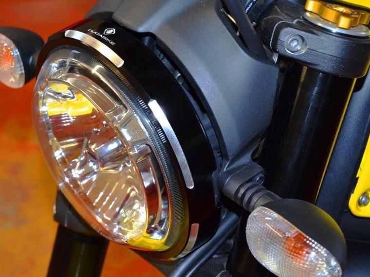 CFSCRA01 - DUCABIKE Ducati Scrambler Headlight Trim – Accessories in the Motoraider Motorcycle Aftermarket Accessories and Parts Online Shop