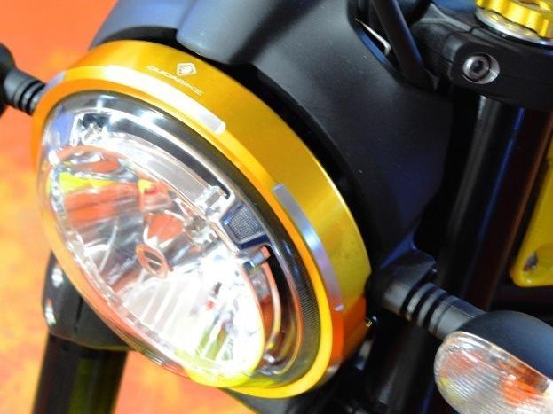CFSCRA01 - DUCABIKE Ducati Scrambler Headlight Trim – Accessories in the Motoraider Motorcycle Aftermarket Accessories and Parts Online Shop