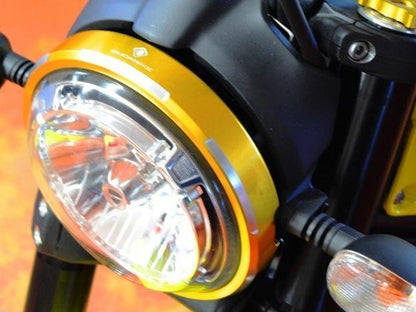 CFSCRA01 - DUCABIKE Ducati Scrambler Headlight Trim – Accessories in the Motoraider Motorcycle Aftermarket Accessories and Parts Online Shop