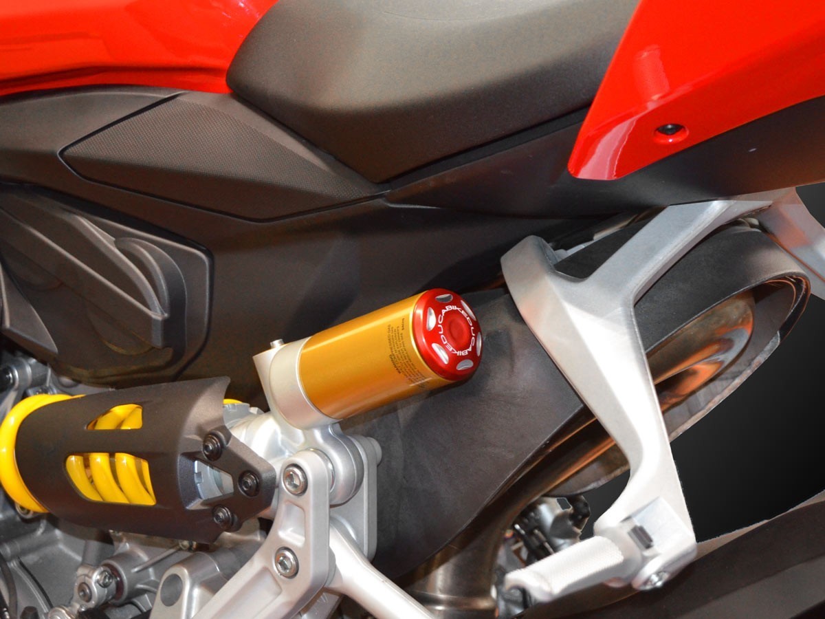 DBK CMA01 Ducati Panigale / Streetfighter / XDiavel Rear Shock Absorber Cover – Accessories in the Motoraider Motorcycle Aftermarket Accessories and Parts Online Shop