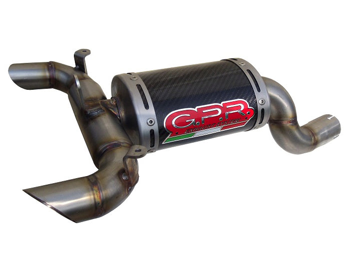GPR Suzuki GSR600 Slip-on Exhaust "Carbon Ghost" (EU homologated) – Accessories in the 2WheelsHero Motorcycle Aftermarket Accessories and Parts Online Shop
