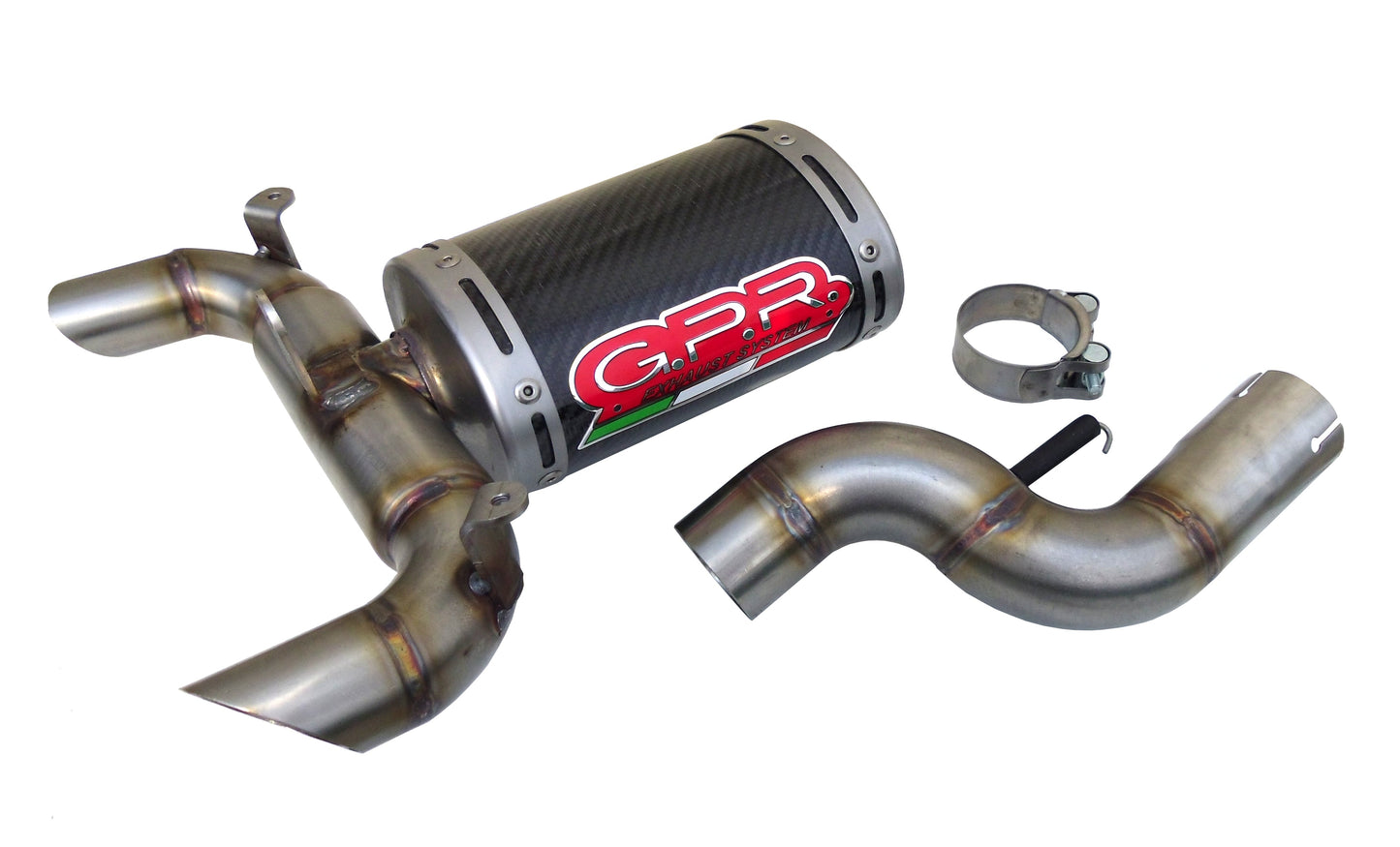 GPR Suzuki GSR600 Slip-on Exhaust "Carbon Ghost" (EU homologated) – Accessories in the 2WheelsHero Motorcycle Aftermarket Accessories and Parts Online Shop
