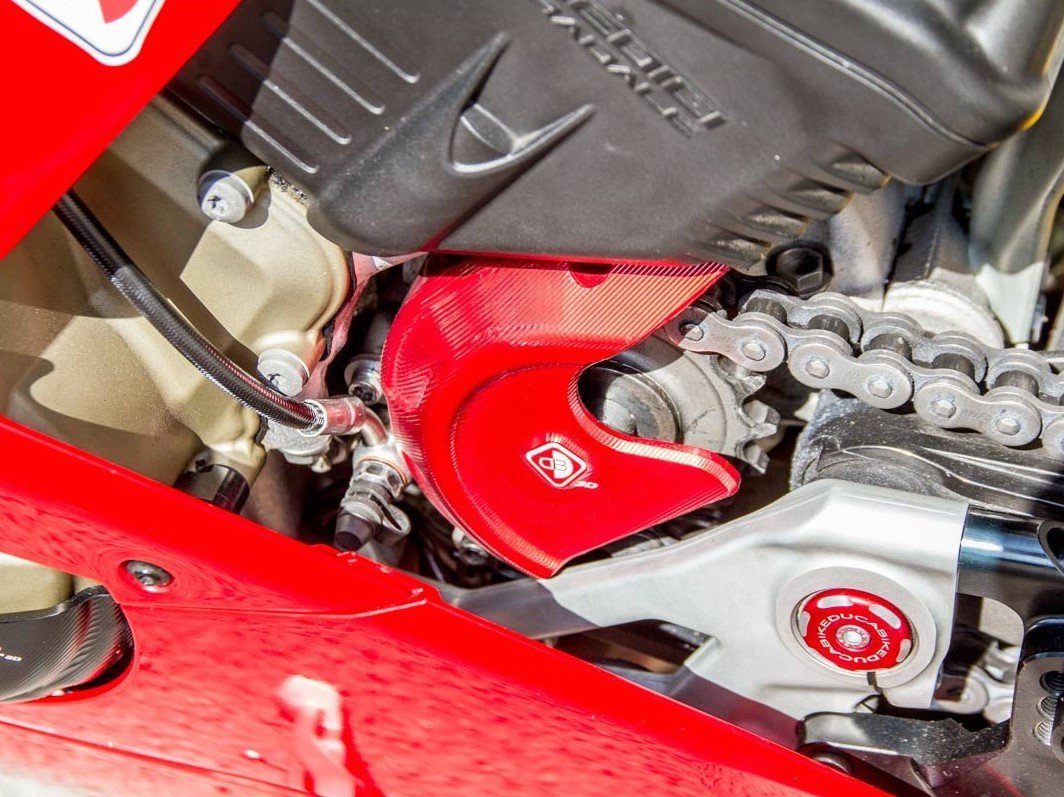 CP11 - DUCABIKE Ducati Panigale V4 / Streetfighter Front Sprocket Cover – Accessories in the Motoraider Motorcycle Aftermarket Accessories and Parts Online Shop
