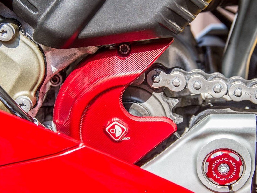 CP11 - DUCABIKE Ducati Panigale V4 / Streetfighter Front Sprocket Cover – Accessories in the Motoraider Motorcycle Aftermarket Accessories and Parts Online Shop