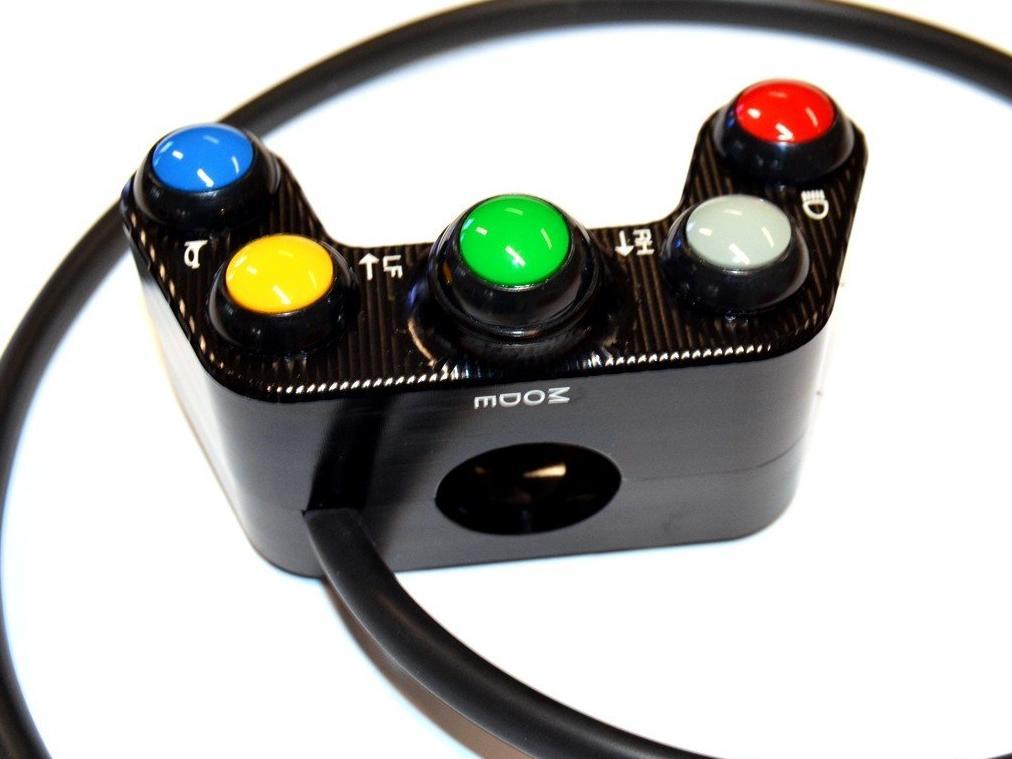 CPPI02 - DUCABIKE 7 Buttons Switched Handlebar (street edition) – Accessories in the Motoraider Motorcycle Aftermarket Accessories and Parts Online Shop
