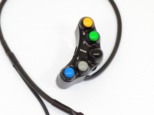 CPPI03 - DUCABIKE Ducati 6 Buttons Switched Handlebar (racing edition) – Accessories in the Motoraider Motorcycle Aftermarket Accessories and Parts Online Shop