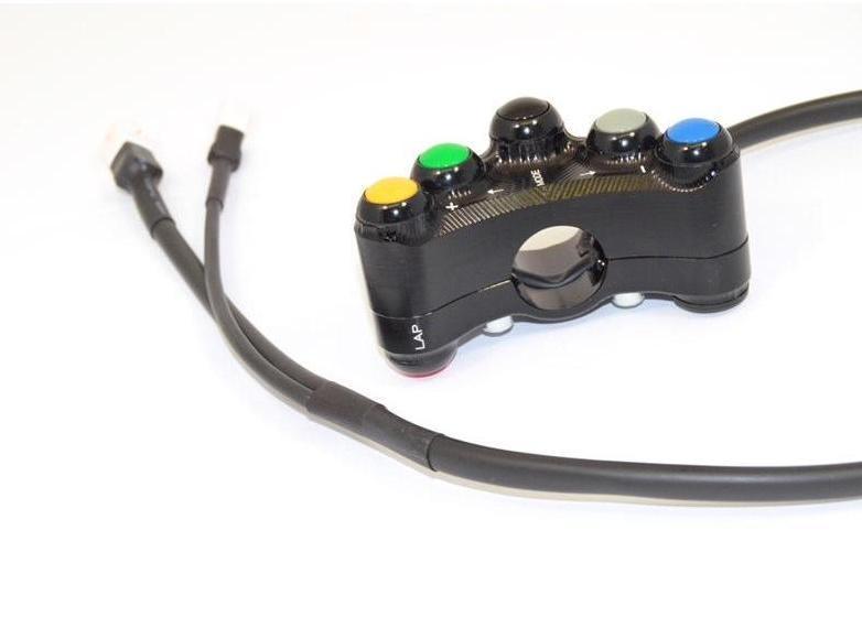 CPPI03 - DUCABIKE Ducati 6 Buttons Switched Handlebar (racing edition) – Accessories in the Motoraider Motorcycle Aftermarket Accessories and Parts Online Shop