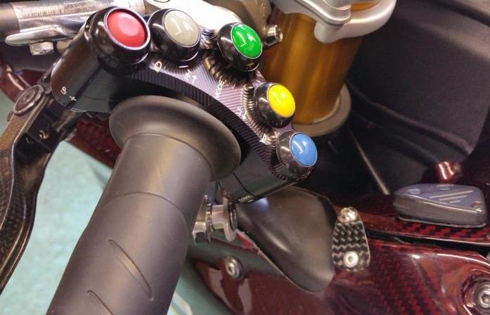 CPPI04 - DUCABIKE Ducati Superbike 1098/1198/848 7 Buttons Switched Handlebar (street edition) – Accessories in the Motoraider Motorcycle Aftermarket Accessories and Parts Online Shop