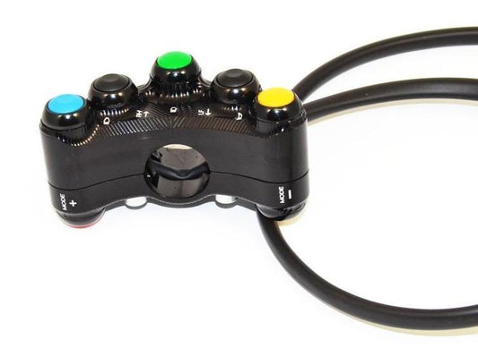 CPPI05 - DUCABIKE Ducati Monster 696/796/1100 7 Buttons Switched Handlebar (street edition) – Accessories in the Motoraider Motorcycle Aftermarket Accessories and Parts Online Shop