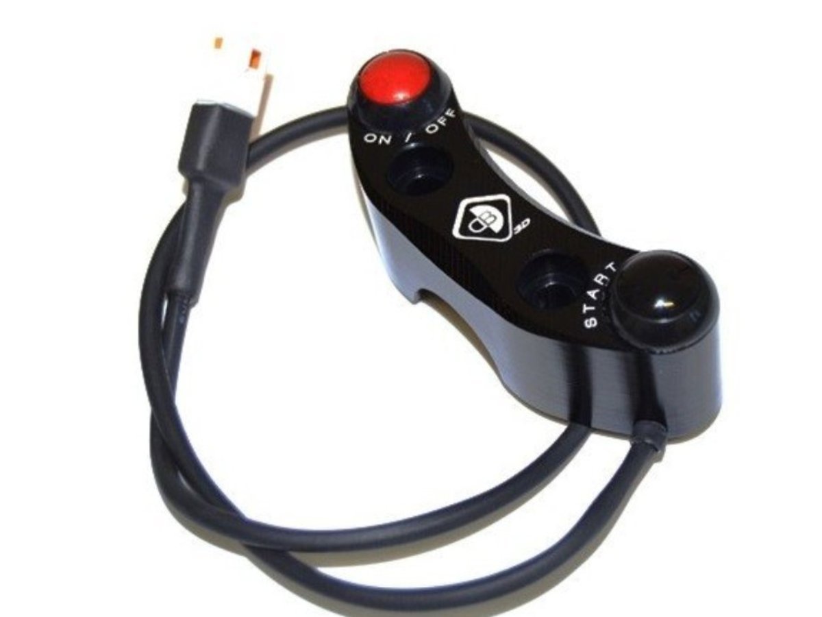 CPPI06 - DUCABIKE Brake Pump Bracket with Integrated Buttons (Brembo Radial/RCS) – Accessories in the Motoraider Motorcycle Aftermarket Accessories and Parts Online Shop