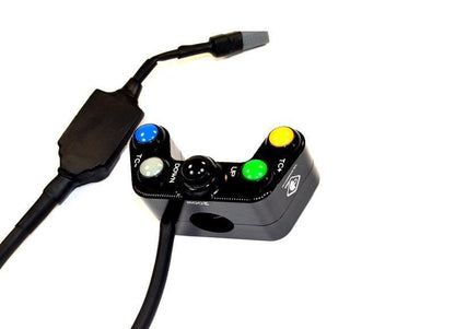 CPPI08 - DUCABIKE Ducati Panigale V4 (2018+) 7 Buttons Switched Handlebar (racing edition) – Accessories in the Motoraider Motorcycle Aftermarket Accessories and Parts Online Shop
