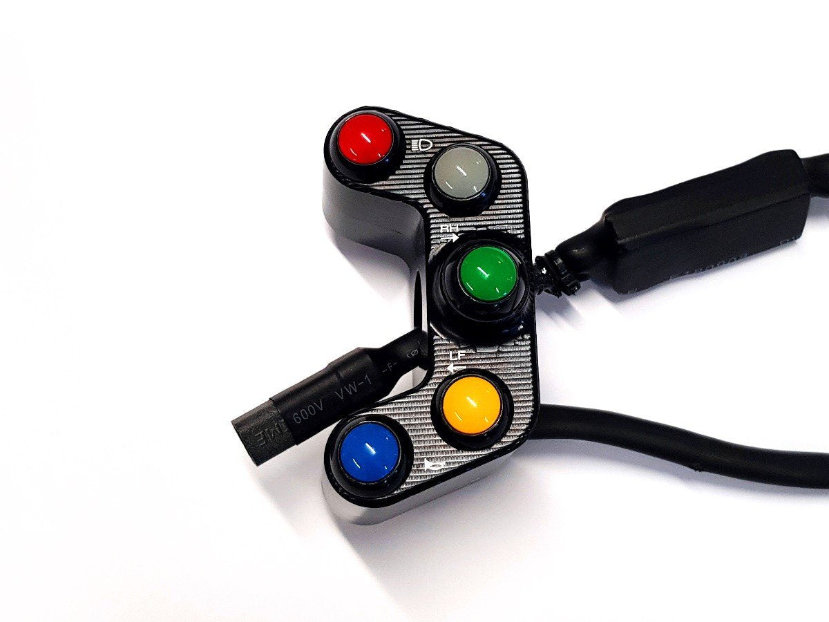 CPPI11 - DUCABIKE Ducati Panigale V4 / Streetfighter V4 (18/24) 8 Buttons Switched Handlebar (street edition) – Accessories in the Motoraider Motorcycle Aftermarket Accessories and Parts Online Shop