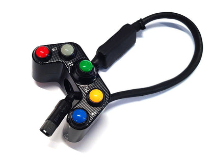 CPPI11 - DUCABIKE Ducati Panigale V4 / Streetfighter V4 (18/24) 8 Buttons Switched Handlebar (street edition) – Accessories in the Motoraider Motorcycle Aftermarket Accessories and Parts Online Shop