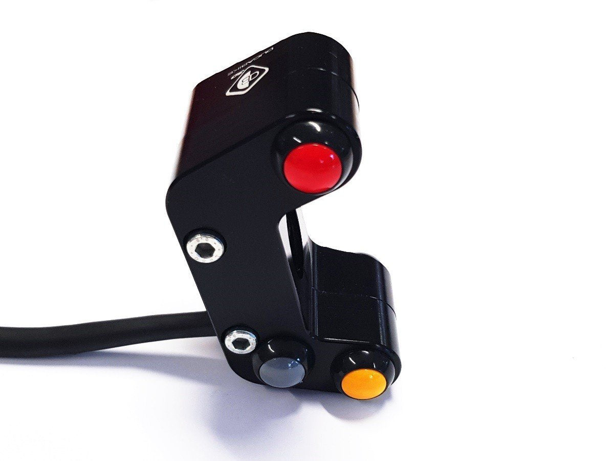CPPI11 - DUCABIKE Ducati Panigale V4 / Streetfighter V4 (18/24) 8 Buttons Switched Handlebar (street edition) – Accessories in the Motoraider Motorcycle Aftermarket Accessories and Parts Online Shop
