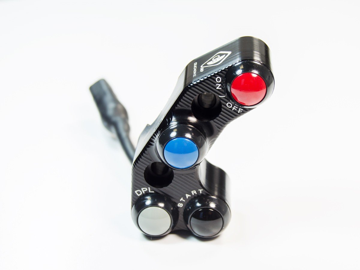CPPI12 - DUCABIKE Ducati Panigale V4 (21/24) Brake Pump Bracket with Integrated Buttons (Brembo Radial/RCS) – Accessories in the Motoraider Motorcycle Aftermarket Accessories and Parts Online Shop