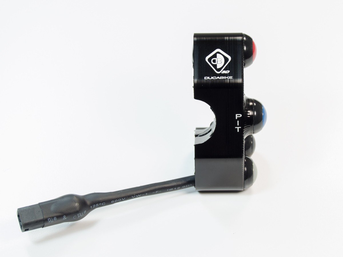 CPPI12 - DUCABIKE Ducati Panigale V4 (21/24) Brake Pump Bracket with Integrated Buttons (Brembo Radial/RCS) – Accessories in the Motoraider Motorcycle Aftermarket Accessories and Parts Online Shop