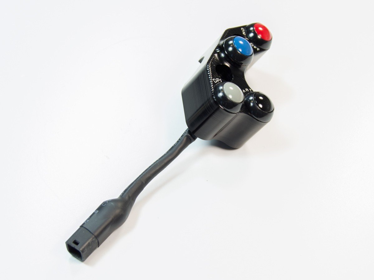 CPPI12 - DUCABIKE Ducati Panigale V4 (21/24) Brake Pump Bracket with Integrated Buttons (Brembo Radial/RCS) – Accessories in the Motoraider Motorcycle Aftermarket Accessories and Parts Online Shop