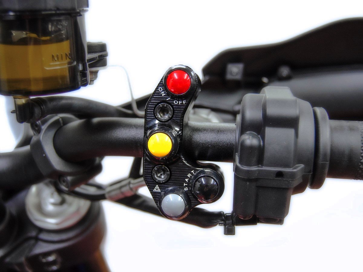 CPPI14 - DUCABIKE Ducati Brake Pump Bracket with Integrated Buttons (Brembo Radial/RCS) – Accessories in the Motoraider Motorcycle Aftermarket Accessories and Parts Online Shop
