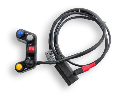 CPPI17 - DBK BMW M1000RR / S1000RR Left Push Button Panel (racing) – Accessories in the Motoraider Motorcycle Aftermarket Accessories and Parts Online Shop