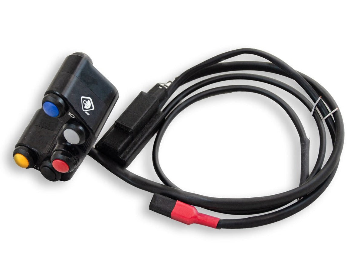 CPPI17 - DBK BMW M1000RR / S1000RR Left Push Button Panel (racing) – Accessories in the Motoraider Motorcycle Aftermarket Accessories and Parts Online Shop