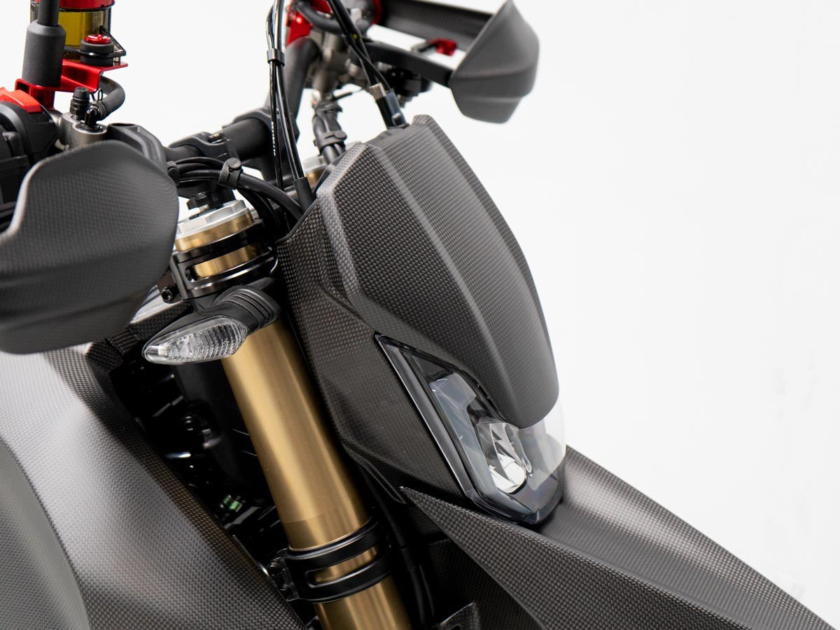 CRB148 - DUCABIKE Ducati Hypermotard 698 Mono (2024+) Carbon Headlight Frame – Accessories in the Motoraider Motorcycle Aftermarket Accessories and Parts Online Shop