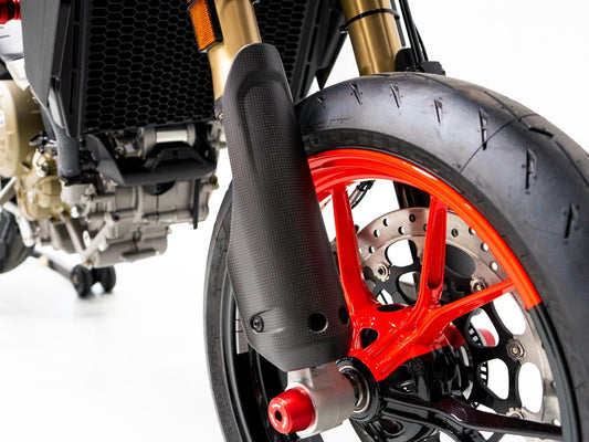 CRB150O - DUCABIKE Ducati Hypermotard 698 Mono / RVE (2024+) Carbon Front Fork Covers – Accessories in the Motoraider Motorcycle Aftermarket Accessories and Parts Online Shop